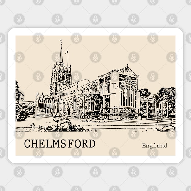 Chelmsford England Magnet by Lakeric